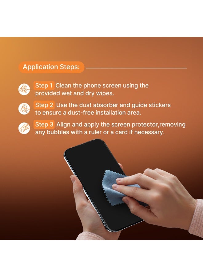 FITIT Tempered Glass Screen Protector for iPhone 17 Air – Privacy Filter, Drop Protection, HD Clarity – fitit - Image 5